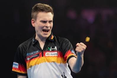 Deutsches Darts-Duo heute auf SPORT1