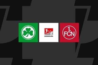 2. Bundesliga heute: Fürth gegen Nürnberg