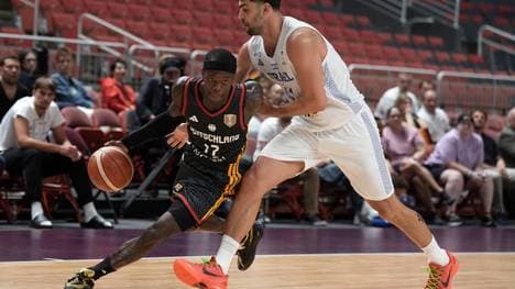 Dennis Schröder im Spiel gegen Israel
