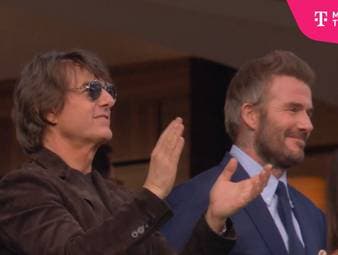 Das erste WM-Spiel der USA war ein wahres Schaulaufen der Stars und Sternchen. Unter anderem wollten sich Leonardo DiCaprio, George Lucas und Tom Cruise das Spektakel nicht entgehen lassen. 