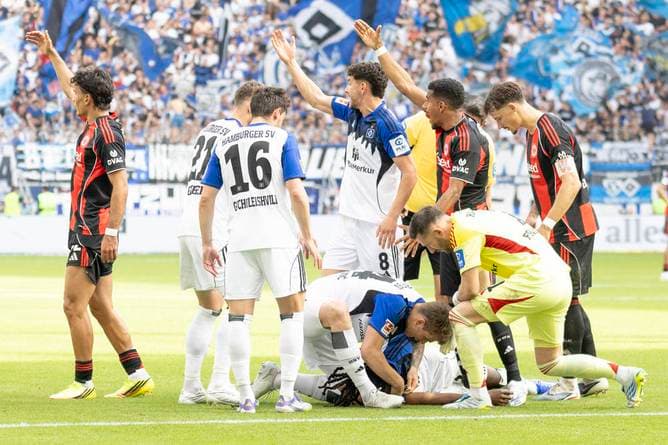 Schlimme Bilder um HSV-Profi