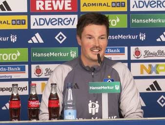 Merlin Polzin, neuer Cheftrainer des HSV, erklärt wie für ihn die ersten Tage als neuer HSV-Trainer waren.