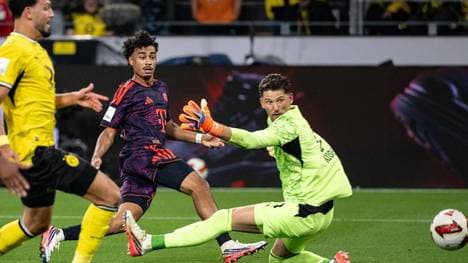 Nathaniel Brown erzielte im ersten Pflichtspiel für den FC Bayern gleich sein erstes Tor