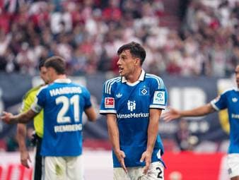 Nächste heftige Klatsche: HSV am Boden