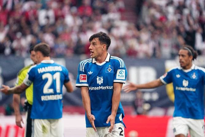 Nächste heftige Klatsche: HSV am Boden