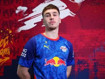 Der ehemalige Mainzer Brajan Gruda wechselt für ein halbes Jahr auf Leihbasis zu RB Leipzig. Bei seiner Präsentation spricht Gruda über seine Erfahrungen in England sowie über die Ziele für seine Zeit in Sachsen. 