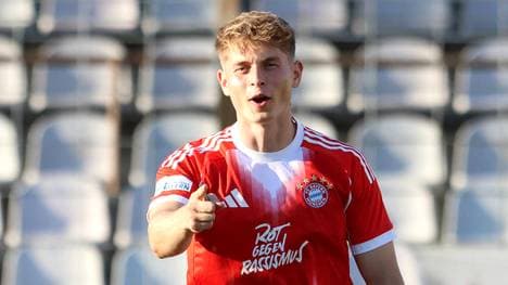 Anton Heinz erzielte zwei Tore für die Bayern-Amateure