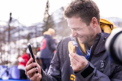 Salto-Jubel! Gold-Held schildert verrückte Wette