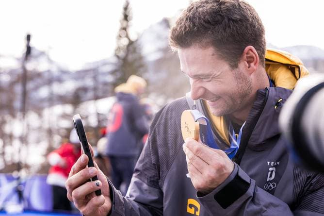 Salto-Jubel! Gold-Held schildert verrückte Wette
