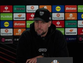 Der VfB Stuttgart trifft in den Playoffs der Europa League auf Celtic Glasgow. Trainer Sebastian Hoeneß spricht über die Besonderheit des Gegners.