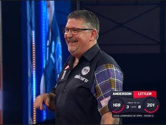Darts-Legende überwirft 168 Punkte