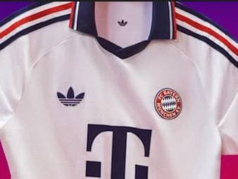 Der FC Bayern München stellt sein Auswärtstrikot für die kommende Saison vor: Ein Jersey im Retro-Look.