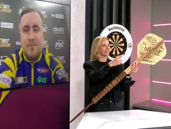 Bei diesem Fan-Geschenk staunt Littler nicht schlecht