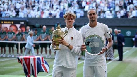 Hochklassiges Finale: Sinner (l.) und Zverev