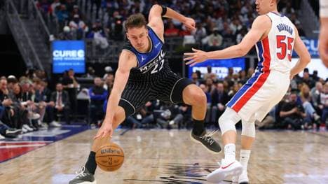 Franz Wagner beim Spiel in Detroit