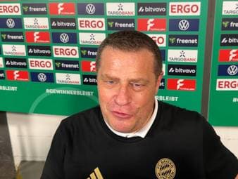 Nach dem Double fällt das Wort "Blitz-Trennung"