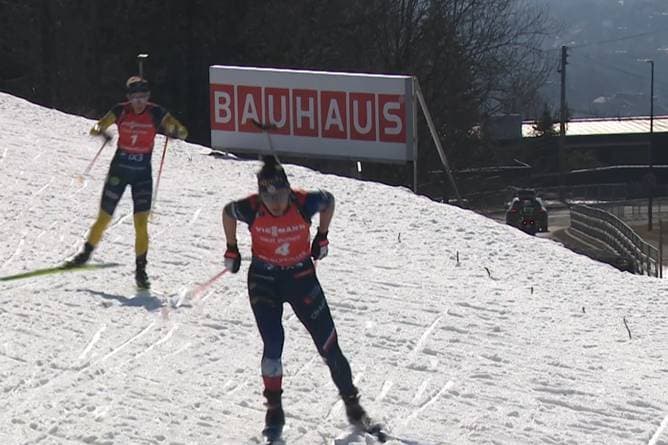 Der packende Biathlon-Krimi im Video