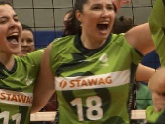 Die Ladies in Black Aachen siegen nach drei Sätzen bei den Skurios Volleys Borken.