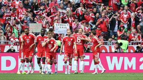 Gaben sich keine Blöße: Die Stars des FC Bayern