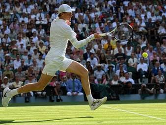 Aufschlag in Wimbledon
