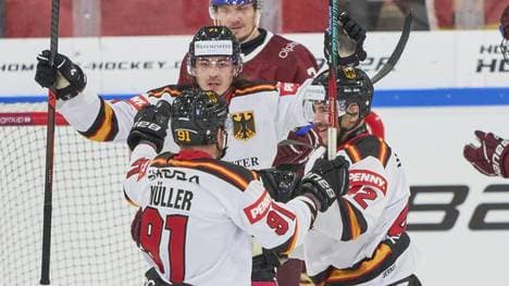 Das deutsche Team jubelt über die Führung