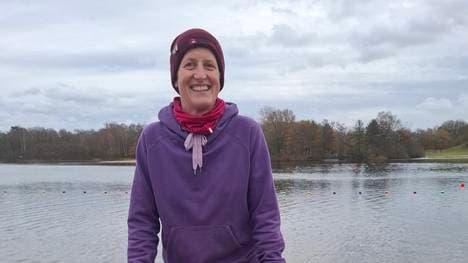 Tina Deeken stieg vom Tennis zum Eisschwimmen um