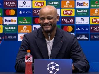 Die Familien der Bayern-Stars besuchten das Training vor dem Duell mit Atalanta Bergamo. Vincent Kompany erklärt den Hintergrund dieser Aktion.