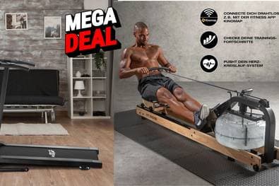Laufband und Rudergerät für zu Hause - Jetzt Angebot sichern!