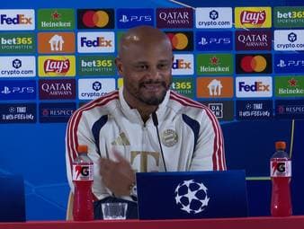 Auf der Pressekonferenz vor dem Champions-League-Halbfinal-Rückspiel gegen Paris Saint-Germain spricht Bayern-Coach Vincent Kompany über einen möglichen Taktikwechsel und verteidigt dabei seinen ehemaligen Trainer Pep Guardiola. 