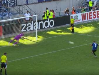 Hertha BSC setzt sich nach dem guten Saisonstart in der 2. Liga auch in der ersten Runde des DFB-Pokals durch. Bei Drittligist und Pokalschreck Saarbrücken siegen die Berliner aber erst im Elfmeterschießen.
