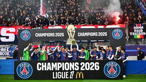 Die kuriose Meisterfeier von Paris Saint-Germain 2026