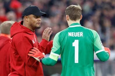 Neuer über Kompany: „Jeder fährt gerne ins Training“