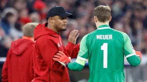 Manuel Neuer (r.) und Vincent Kompany