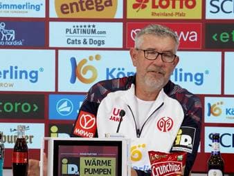 Das 0:0 beim Bundesligaauftakt gegen Paderborn überzeugte wohl nicht jedermann. Mainz-Trainer Urs Fischer kann die Kritik aber offensichtlich nicht verstehen.