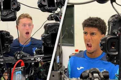 Was machen diese Bundesliga-Stars denn hier?