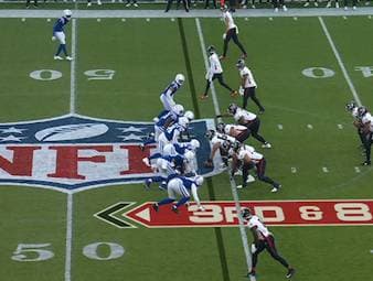 Die Atlanta Falcons spielen gegen die Indianapolis Colts und das als reguläres Saisonspiel im Olympiastadion in Berlin. Die Highlights im Video.