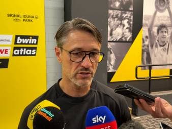 Nach dem Testspiel-Remis gegen die AS Rom blicken Niko Kovac und Julian Ryerson auf das anstehende Duell mit dem FC Bayern München um den Franz-Beckenbauer-Supercup.