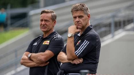 Oliver Ruhnert (r.) verlässt Union Berlin 