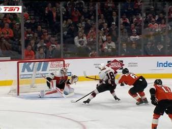 Die Ottawa Senators um Tim Stützle sind zum letzten Spiel vor der Olympiapause bei den Philadelphia Flyers zu Gast. Der Deutsche entscheidet den Krimi in der Overtime.