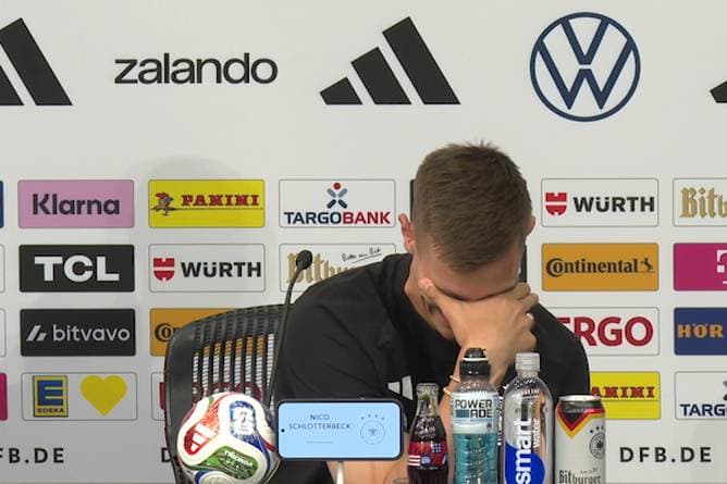 Reporter-Fauxpas: Schlotterbeck lacht Tränen