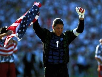 "Der Torwart war für die der Quarterback"