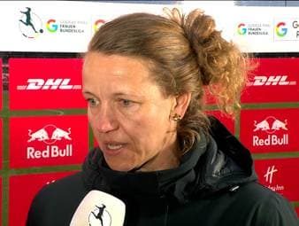 Viola Odebrecht, sportliche Leiterin der RB-Leipzig-Frauen, hat ihren Vertrag verlängert. Im SPORT1-Interview spricht sie über diesen Schritt und die zufriedenstellende Saison mit ihrer Mannschaft.