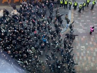 Der VfB-Fanmarsch in Glasgow im Video