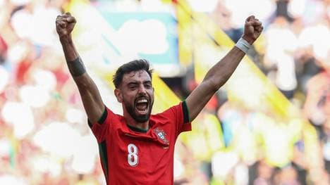 Bruno Fernandes beim Sieg gegen die Türkei