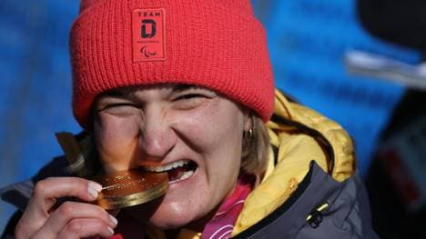 Anna-Lena Forster holte bislang das einzige deutsche Gold