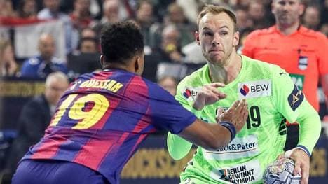 Matthias Gidsel kämpft mit den Füchsen Berlin um den CL-Titel