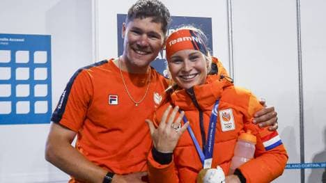 Sie hat ja gesagt: Marijke Groenewoud mit Mike Dogterom