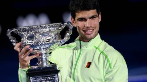 Carlos Alcaraz hat Grund zum Feiern