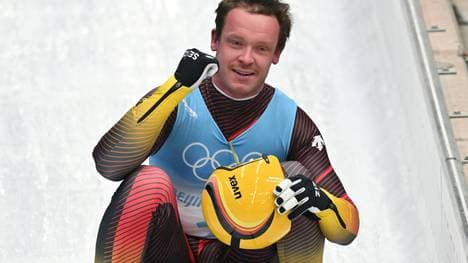 Gesamtweltcupsieger Felix Loch im Eiskanal