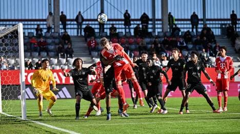 Die U19 des FC Bayern hat gegen Sporting nur einen Punkt geholt
